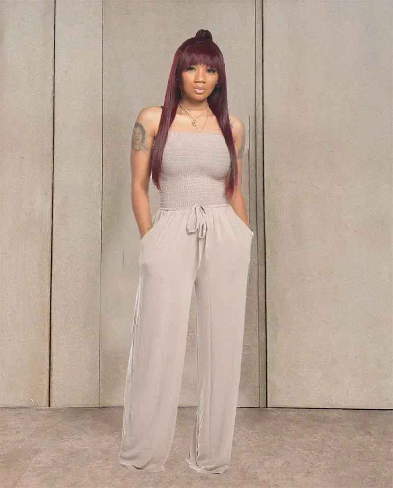Strapless Delight Wide Leg Jumpsuit