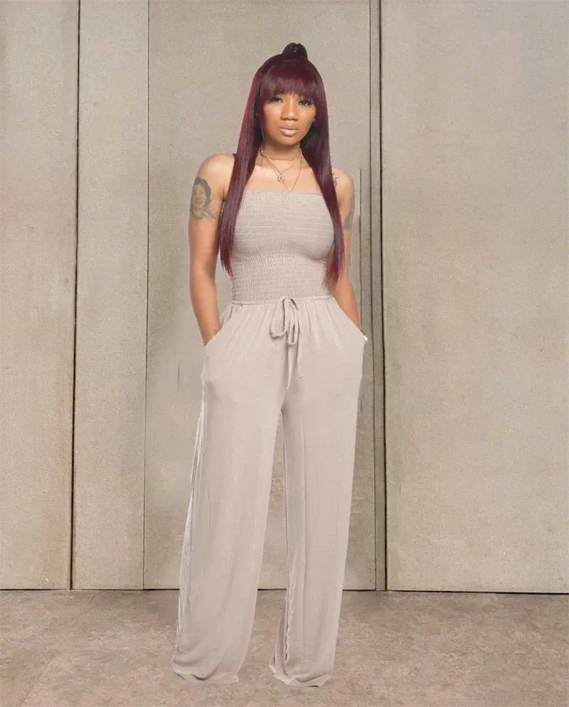 Strapless Delight Wide Leg Jumpsuit