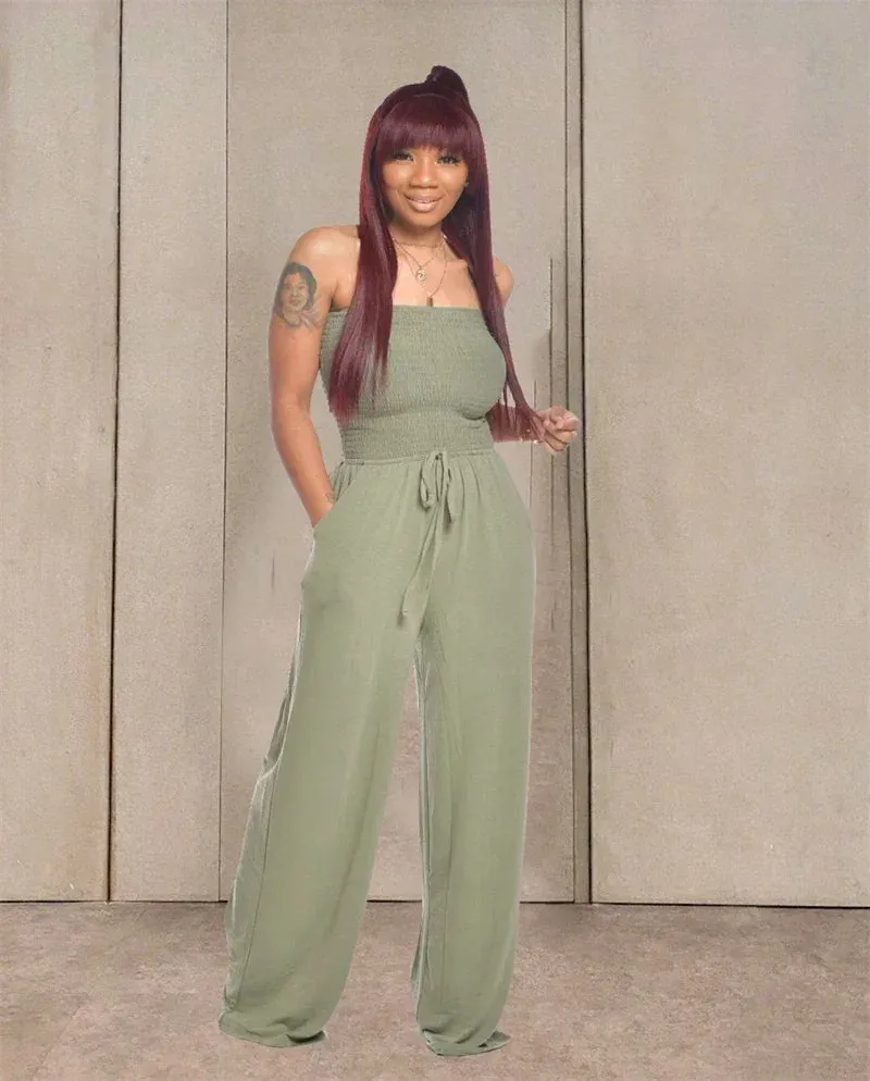 Strapless Delight Wide Leg Jumpsuit