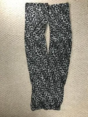 STRAPLESS JUMPSUIT BLACK/GRAY CHEETAH