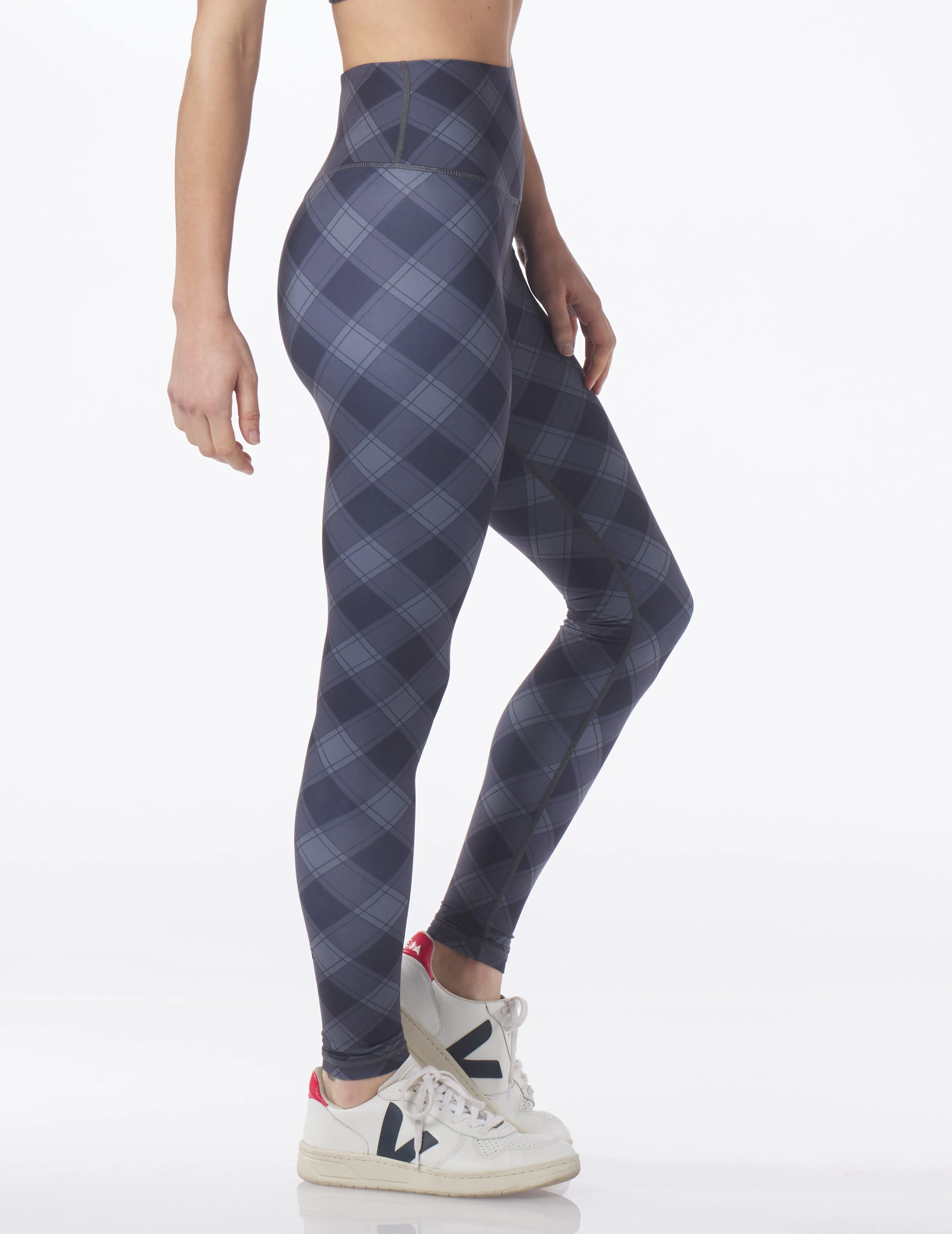 Sultry Legging: Black Buffalo Plaid