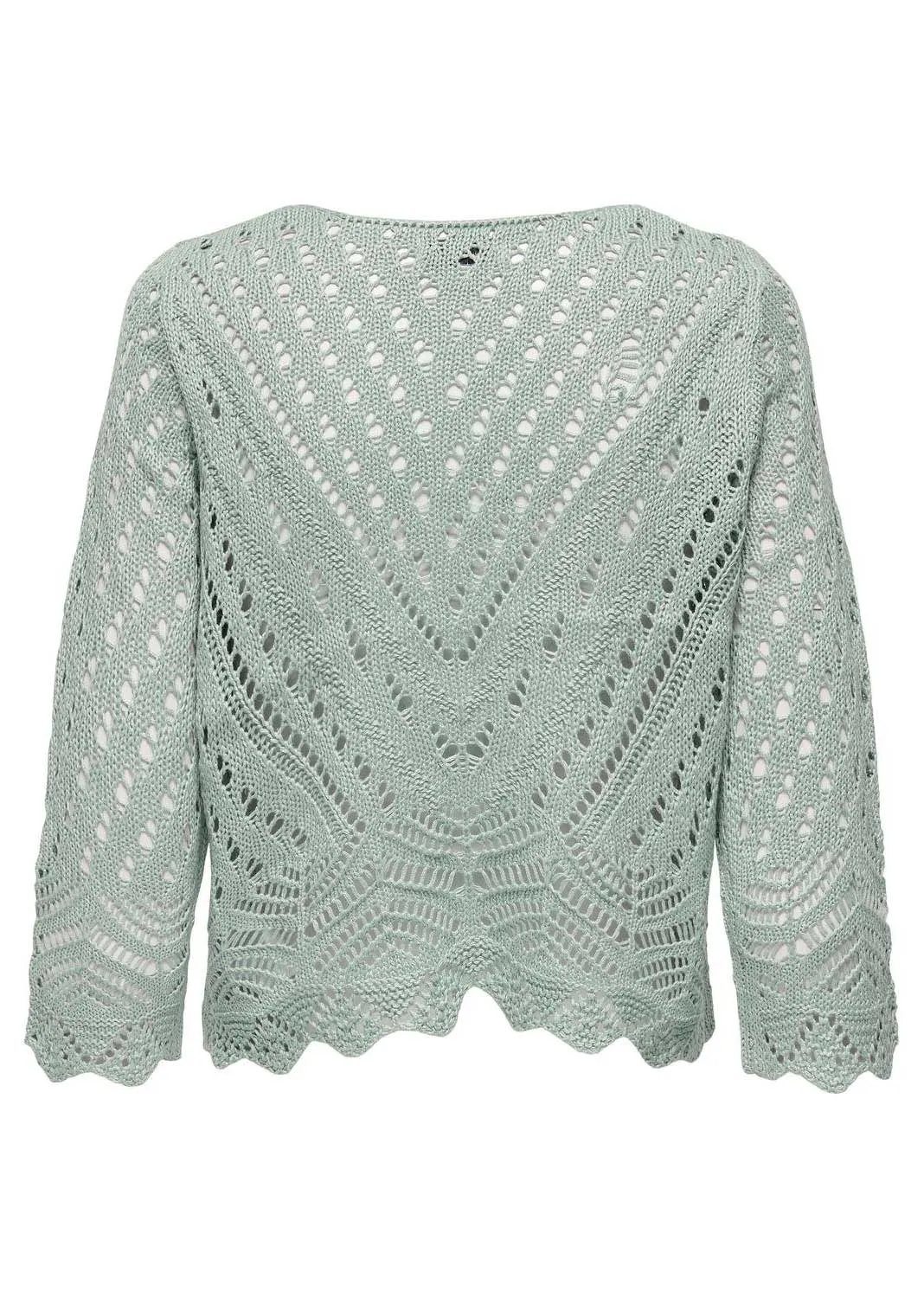 Sunni Crochet Knit Top in Jade
