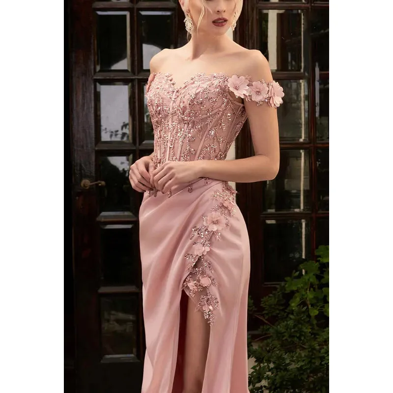 Sweetheart Spaghetti Straps Sequined Sheath Long Prom Evening Dress