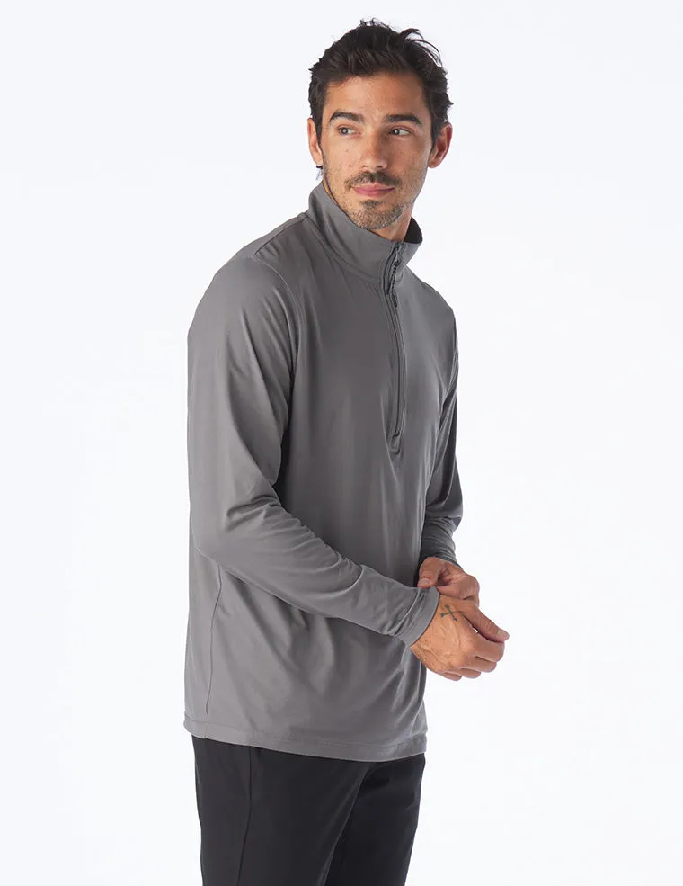 Tahoe 1/4 Zip: Smoke Grey
