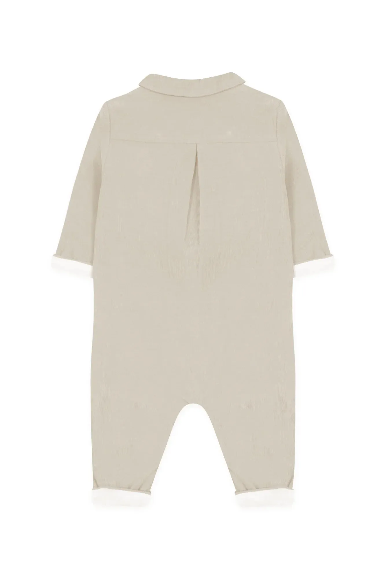 Tan Corduroy Jumpsuit - Tartine et Chocolat FW24