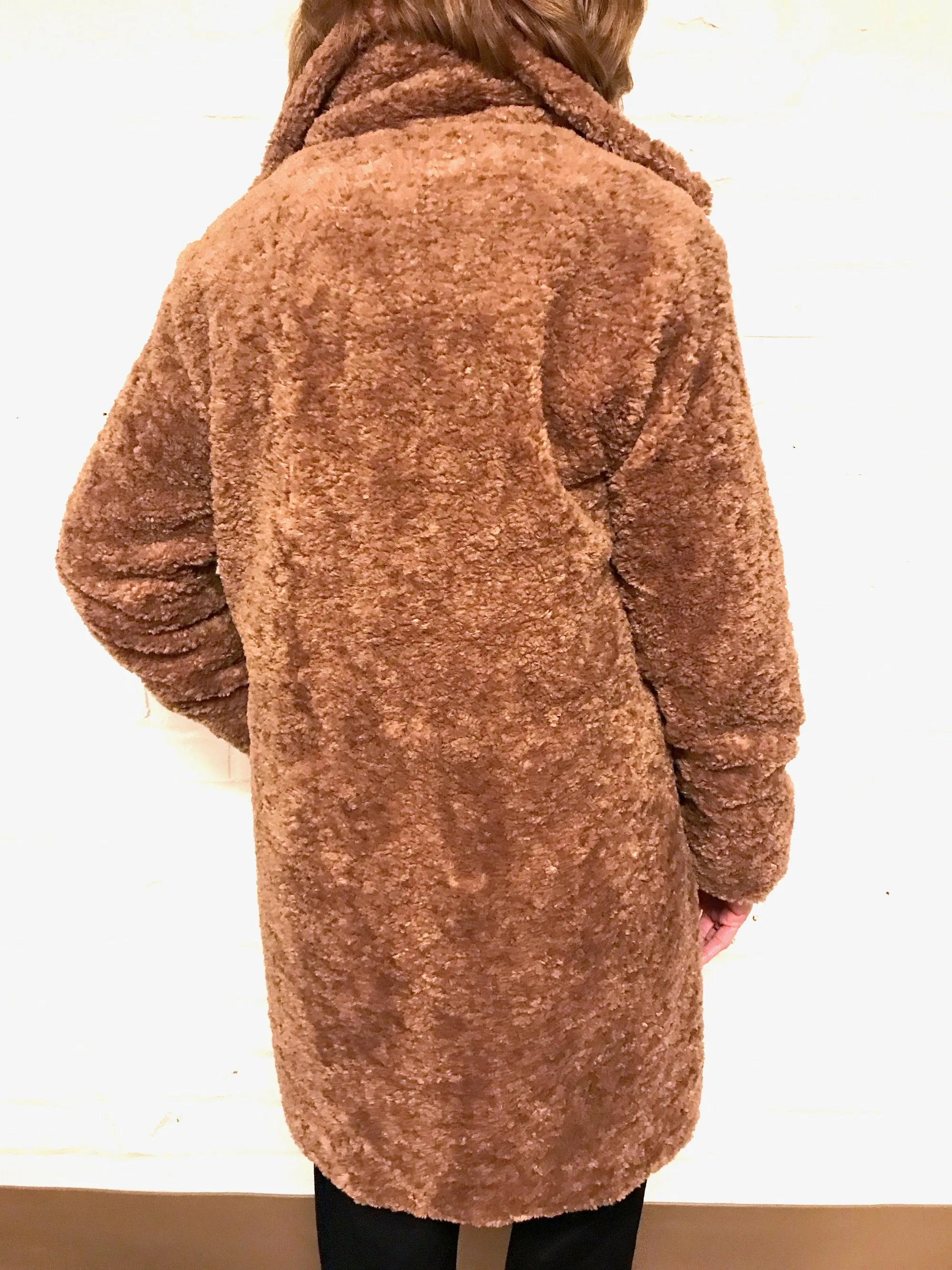 Teddy Coat - Black