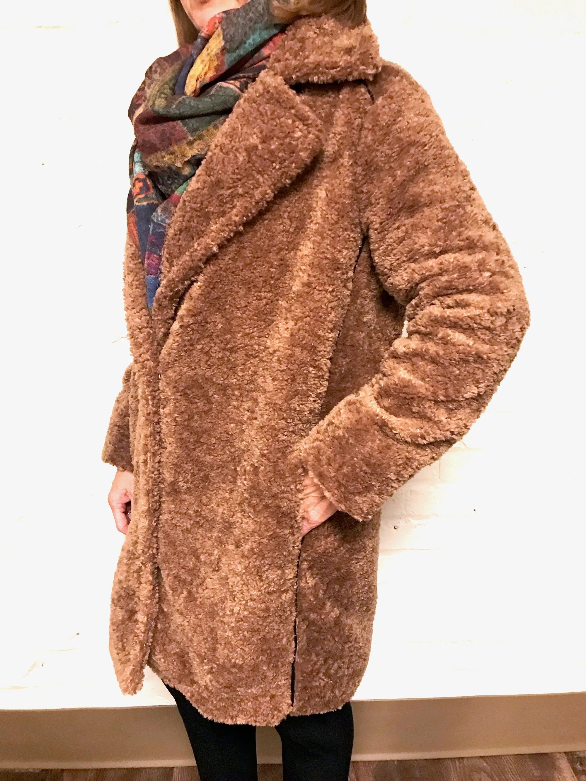 Teddy Coat - Black