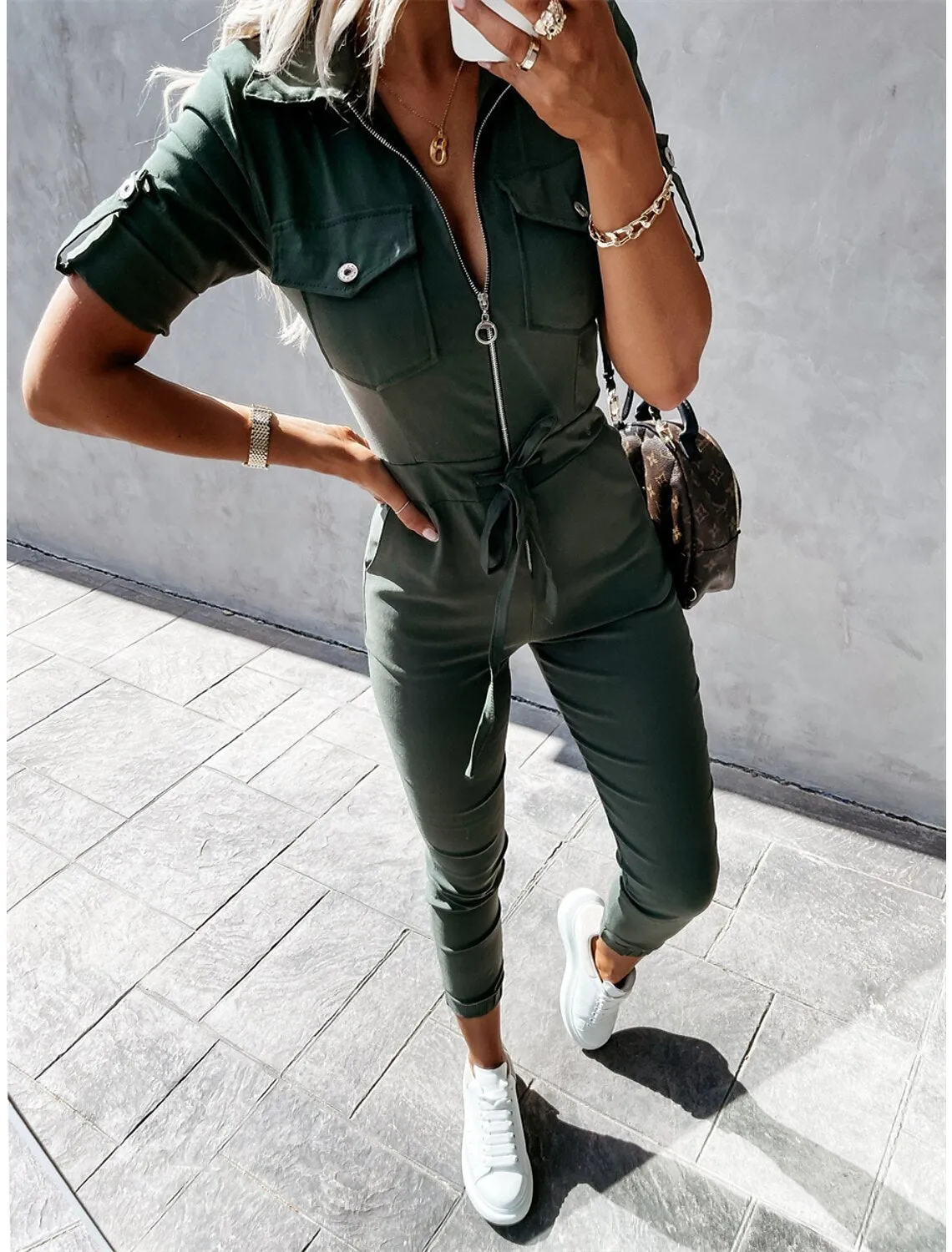 THE NANI | CARGO JUMPSUIT