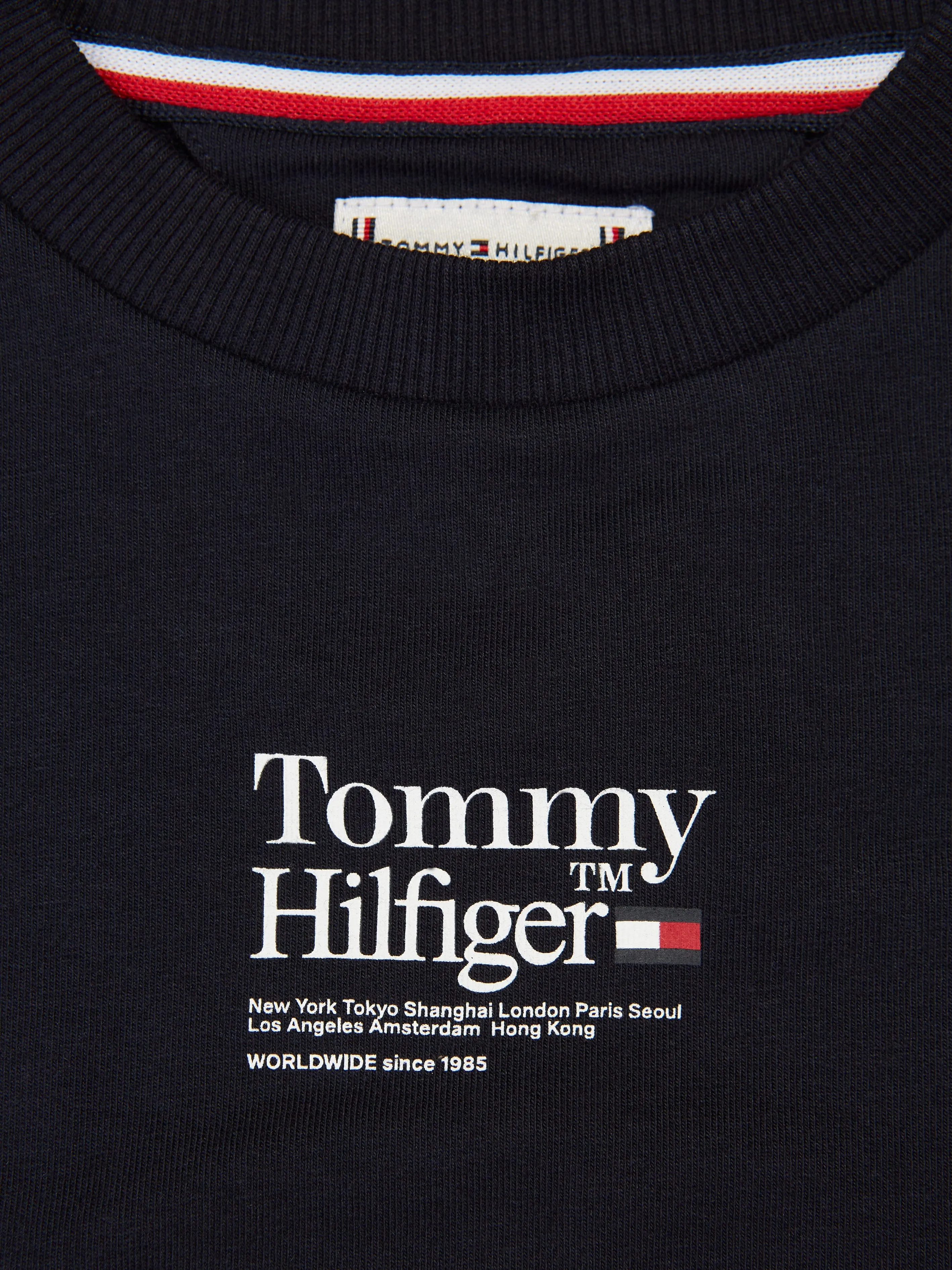 Tommy Hilfiger Girls Timeless Crew Neck Sweatshirt in Navy