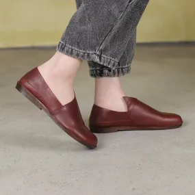 Top layer cow leather casual shoes