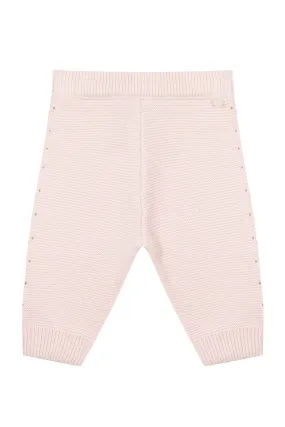 Trousers - Pale Pink Knit