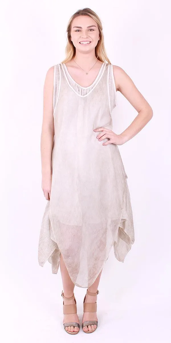 Two Piece Asymmetrical Dress