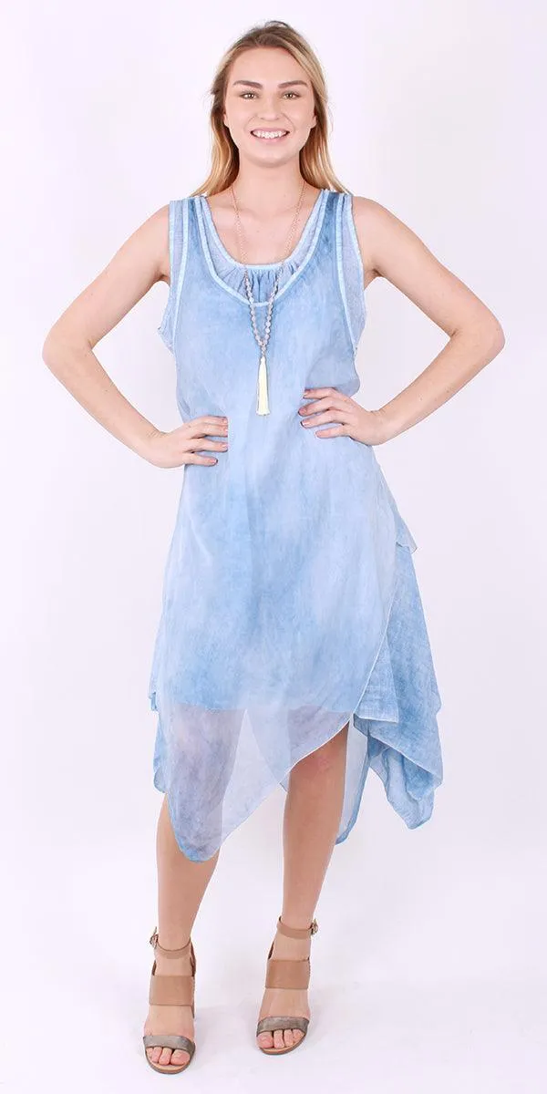 Two Piece Asymmetrical Dress