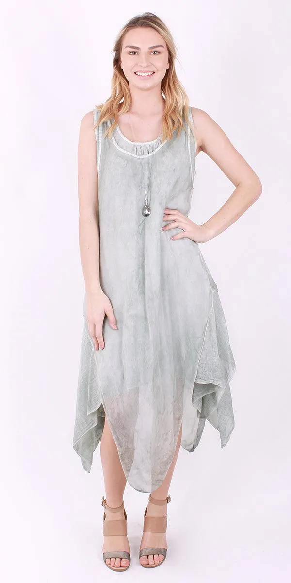Two Piece Asymmetrical Dress