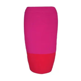 Two Tone Pencil Skirt