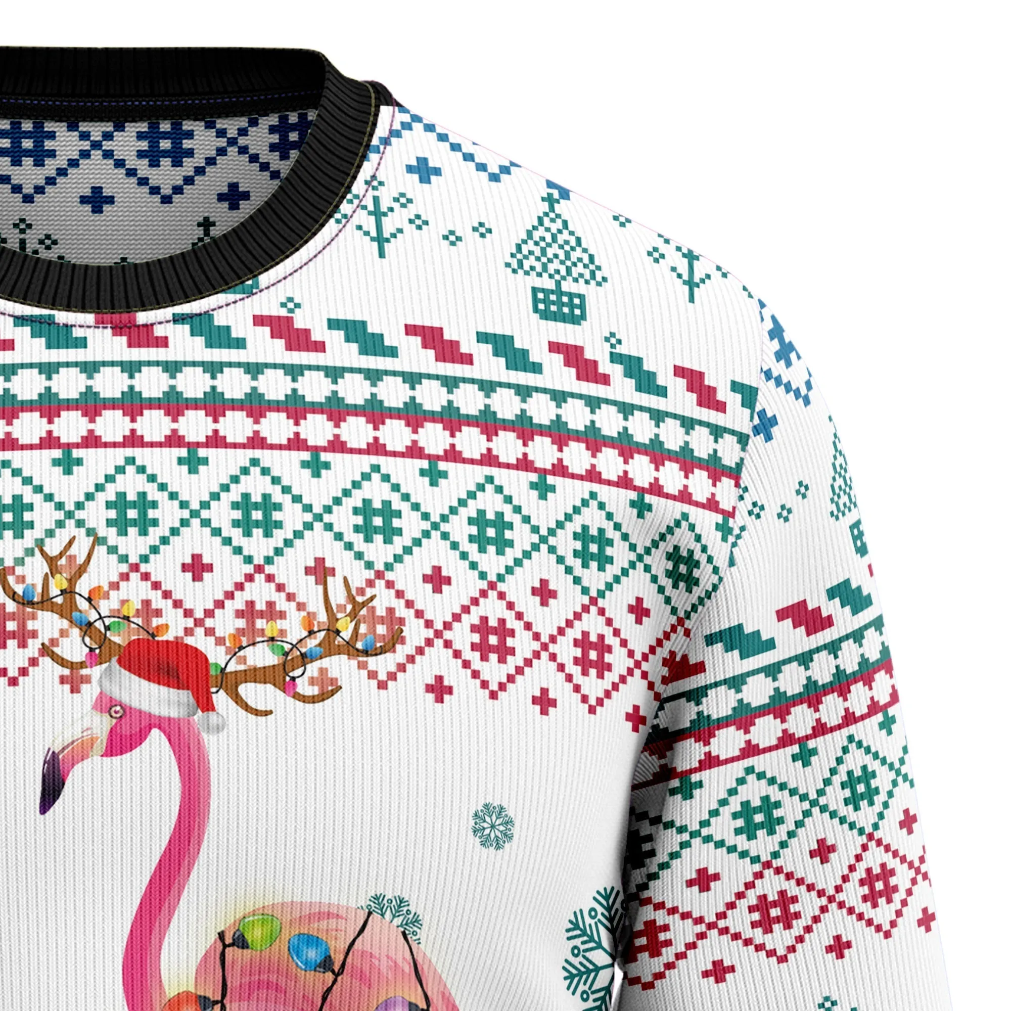 Ugly Sweater JulesRoche All-Over Print Holiday Warm Top