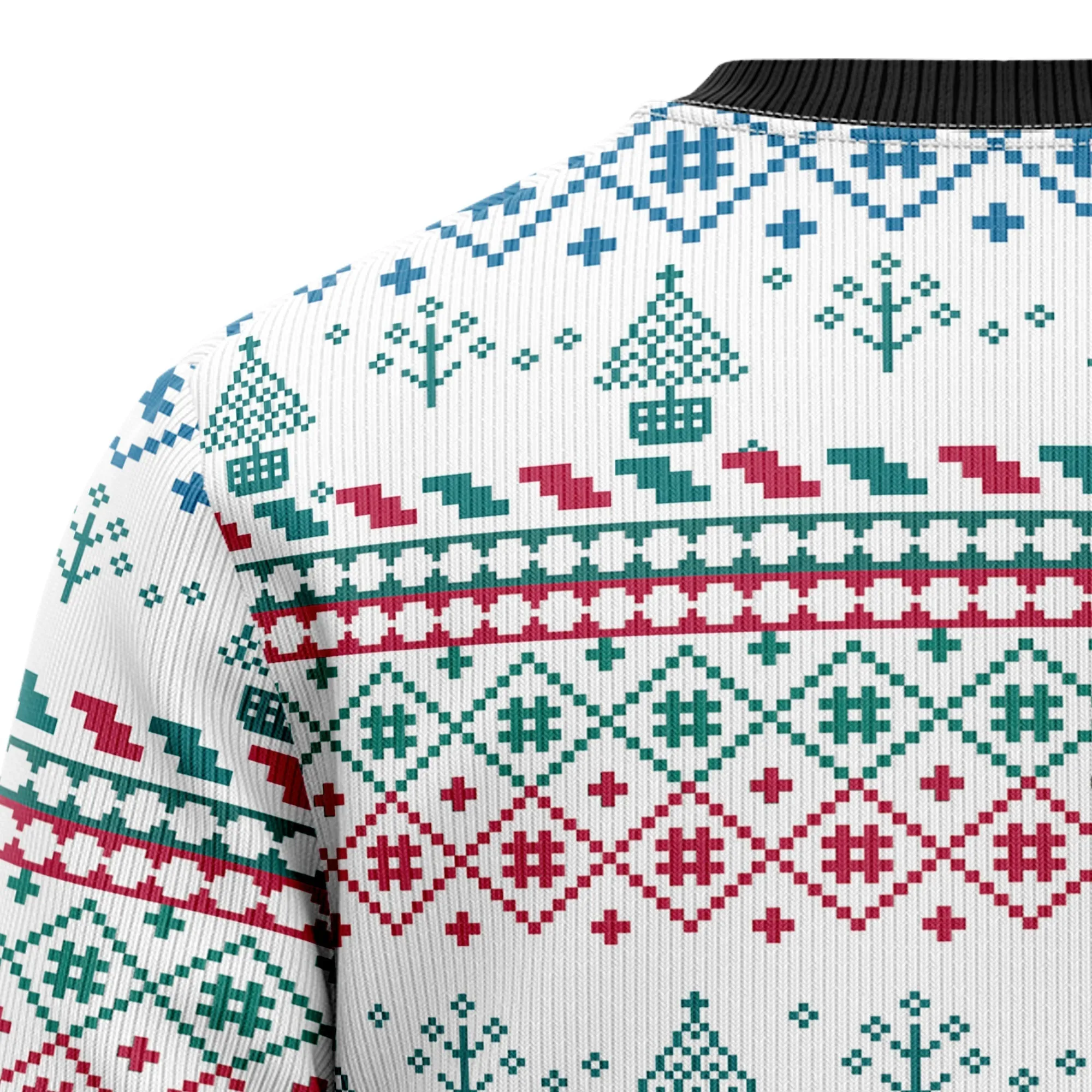 Ugly Sweater JulesRoche All-Over Print Holiday Warm Top