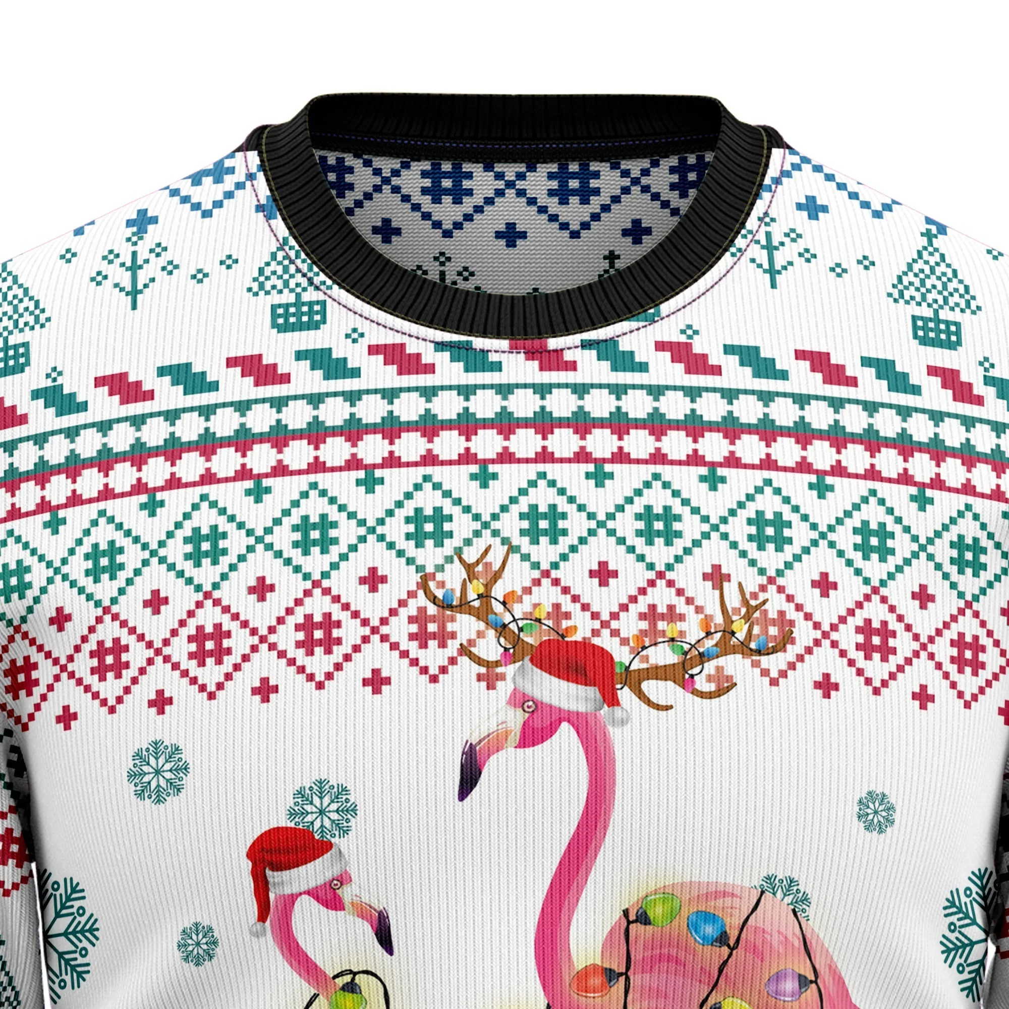 Ugly Sweater JulesRoche All-Over Print Holiday Warm Top
