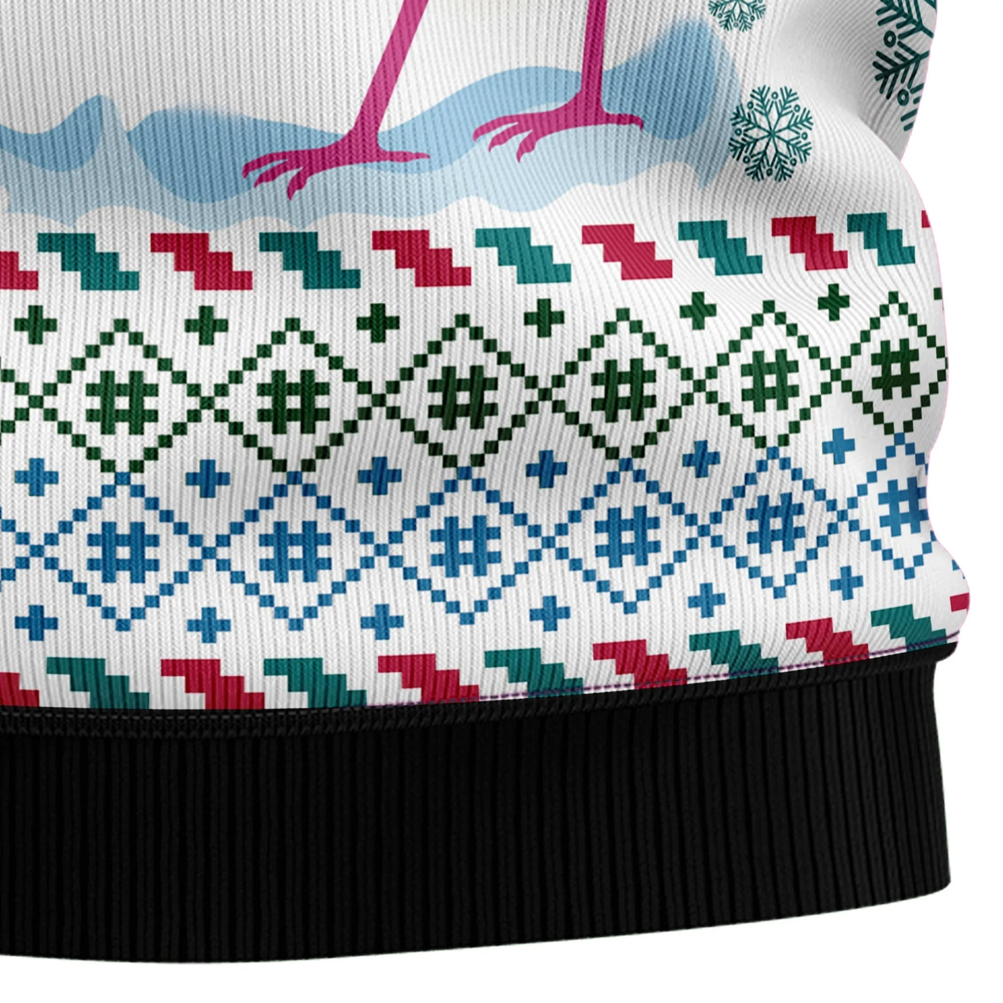 Ugly Sweater JulesRoche All-Over Print Holiday Warm Top