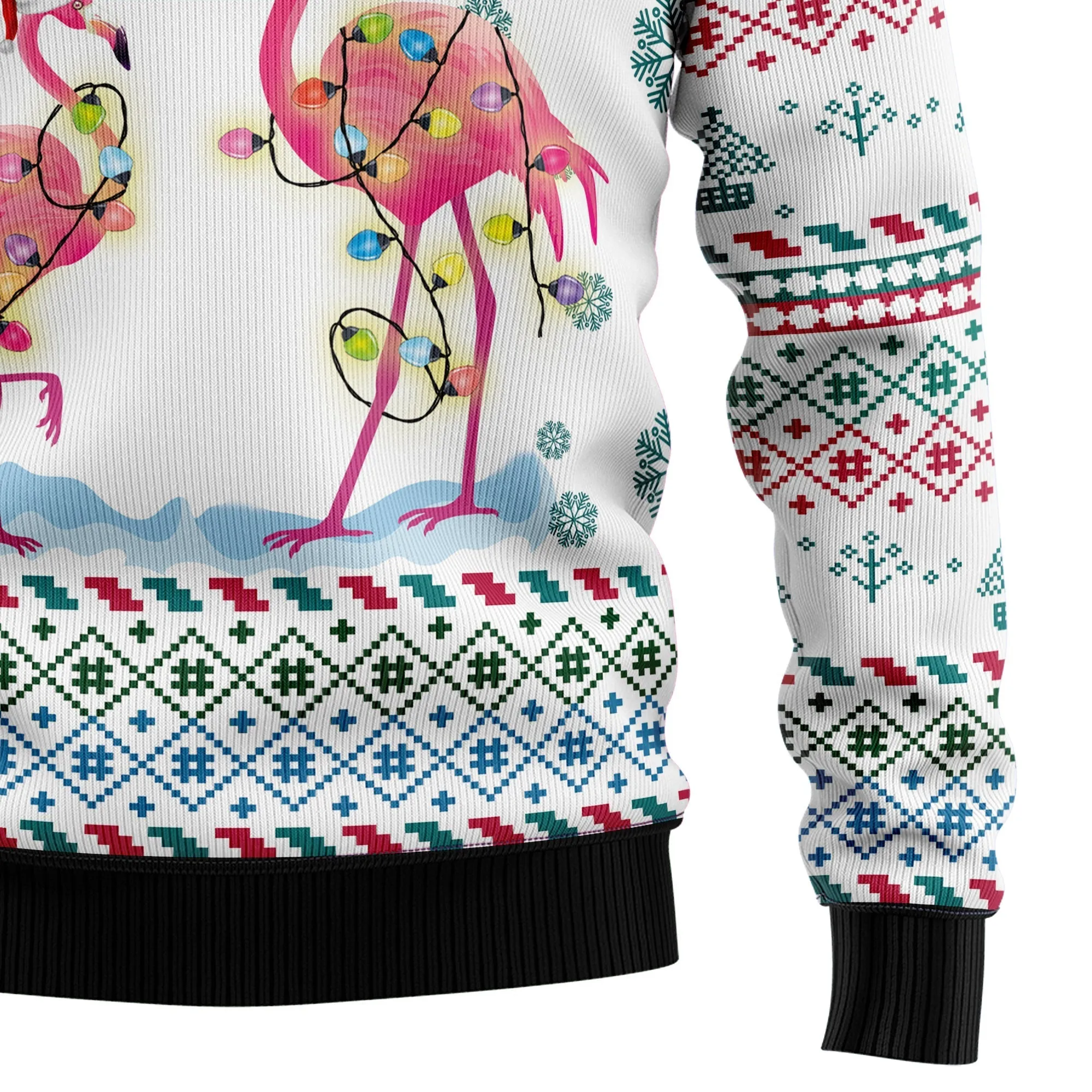 Ugly Sweater JulesRoche All-Over Print Holiday Warm Top