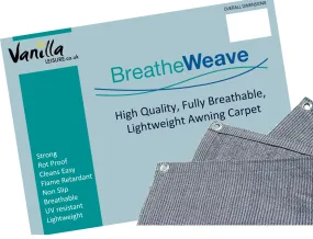 Vanilla Leisure Breatheweave Breathable Caravan Awning Groundsheet / Carpet