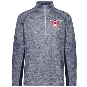 Velo BB - Electrify Coolcore 1.2 Zip Pullover with V Logo - Navy