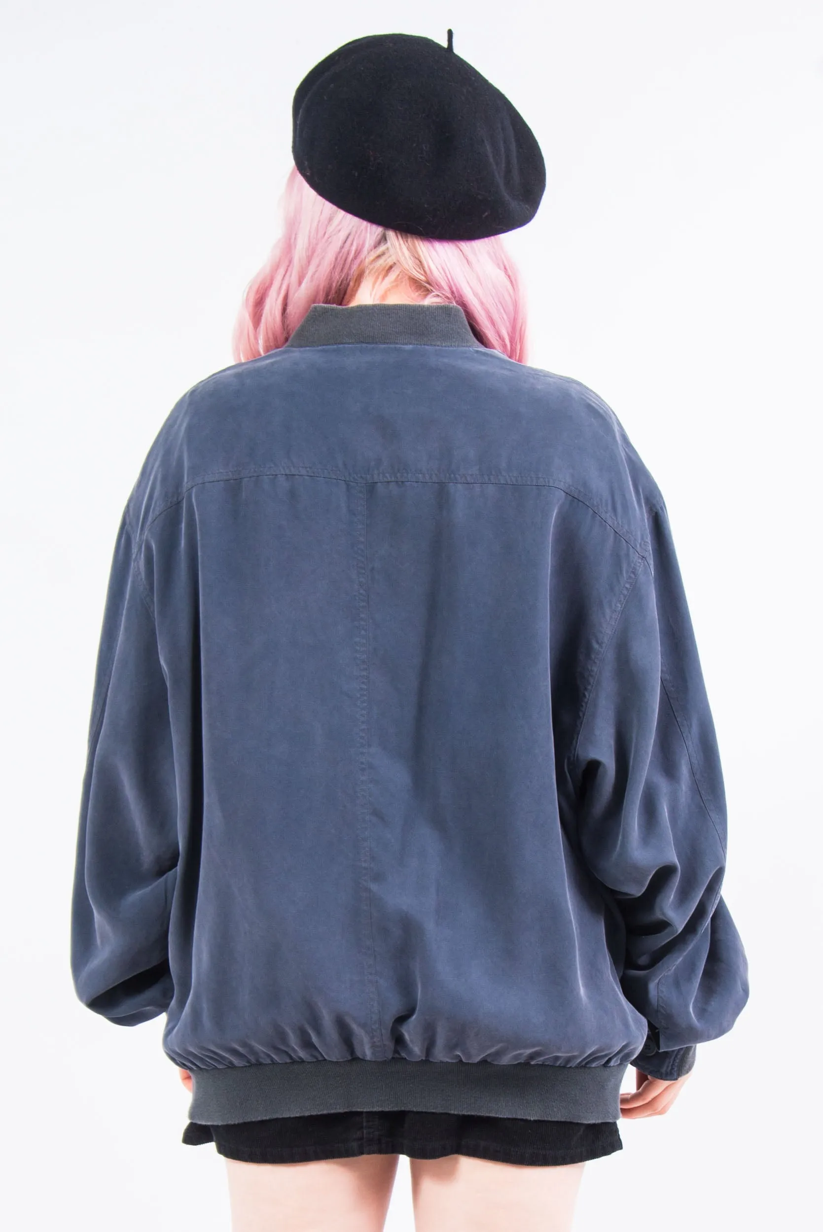 Vintage 90's Silk Bomber Jacket