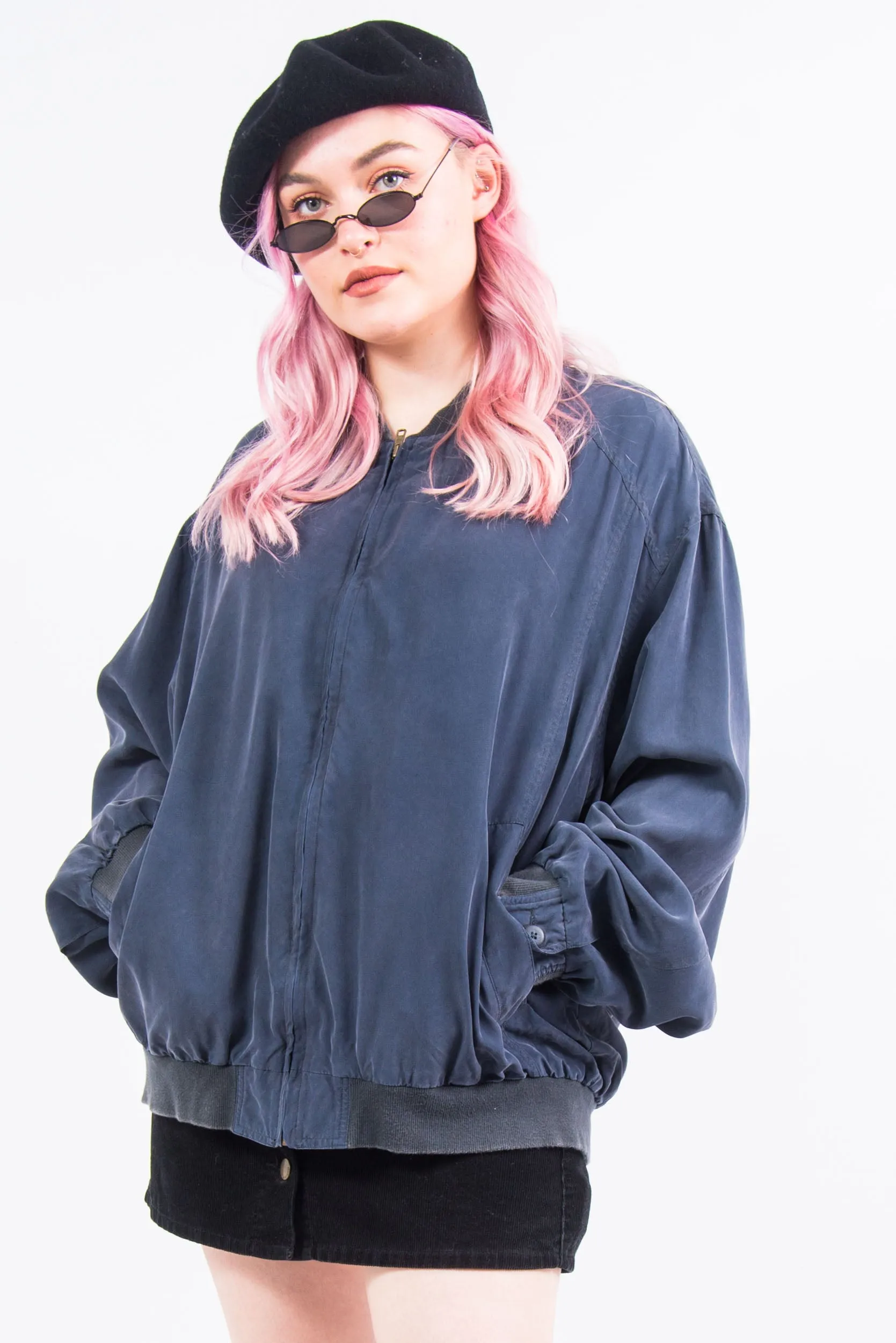 Vintage 90's Silk Bomber Jacket