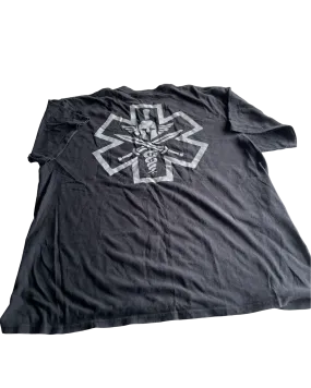 Vintage Black Casual Graphic T-Shirt - Size XL (SKU 4617)