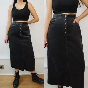 Vintage corduroy West Germany Skirt size L