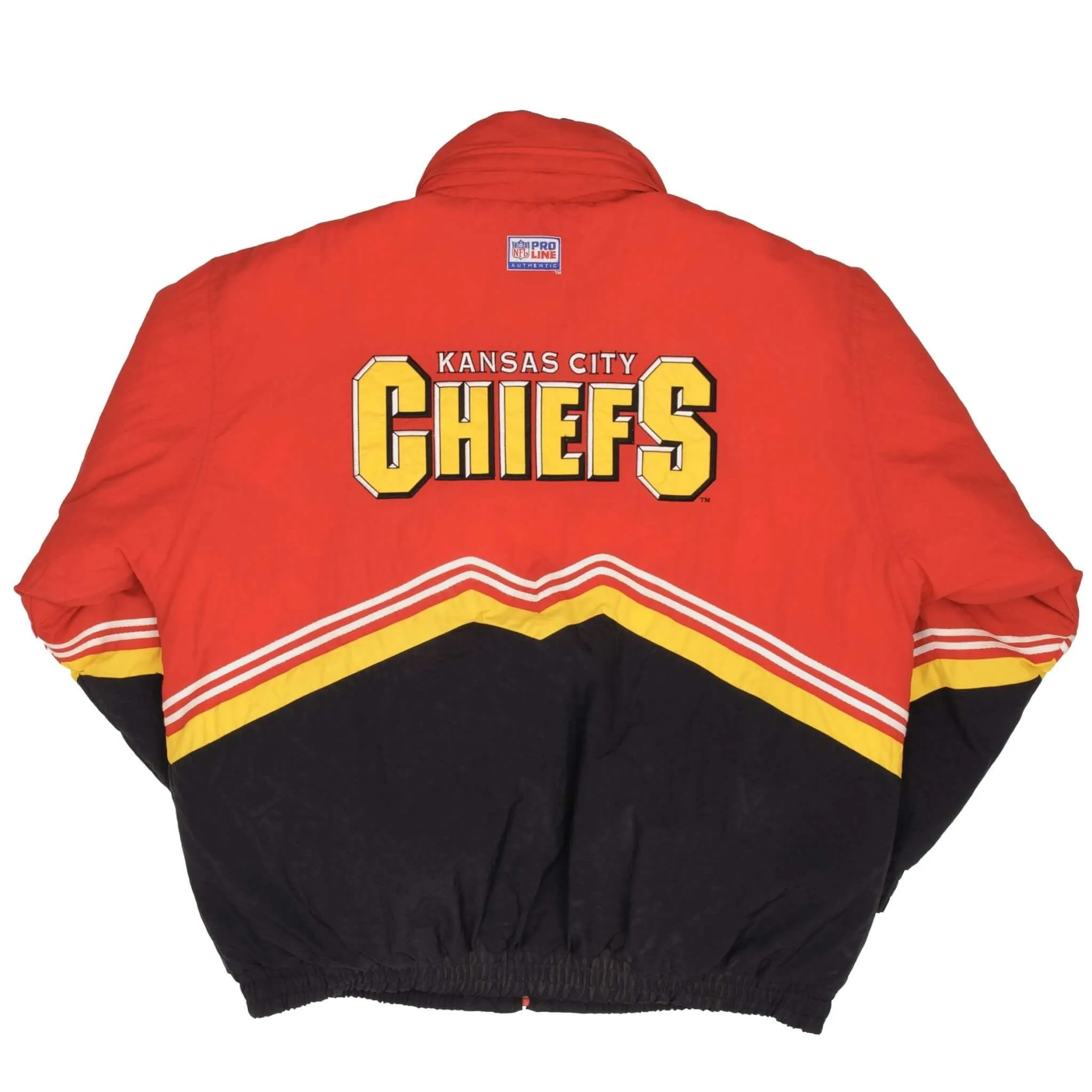 VINTAGE NFL KANSAS CITY CHIEFS PROLINE HEAVY JACKET 1990S SIZE XL