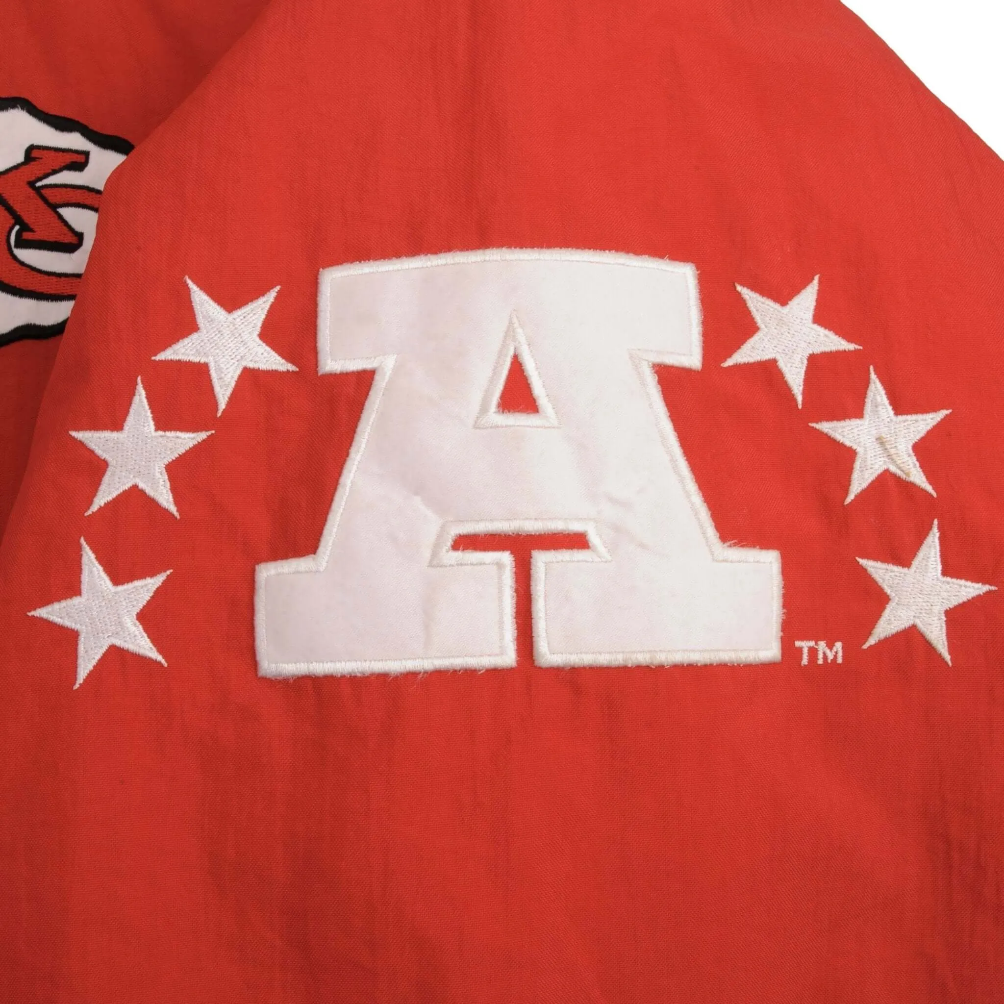 VINTAGE NFL KANSAS CITY CHIEFS PROLINE HEAVY JACKET 1990S SIZE XL