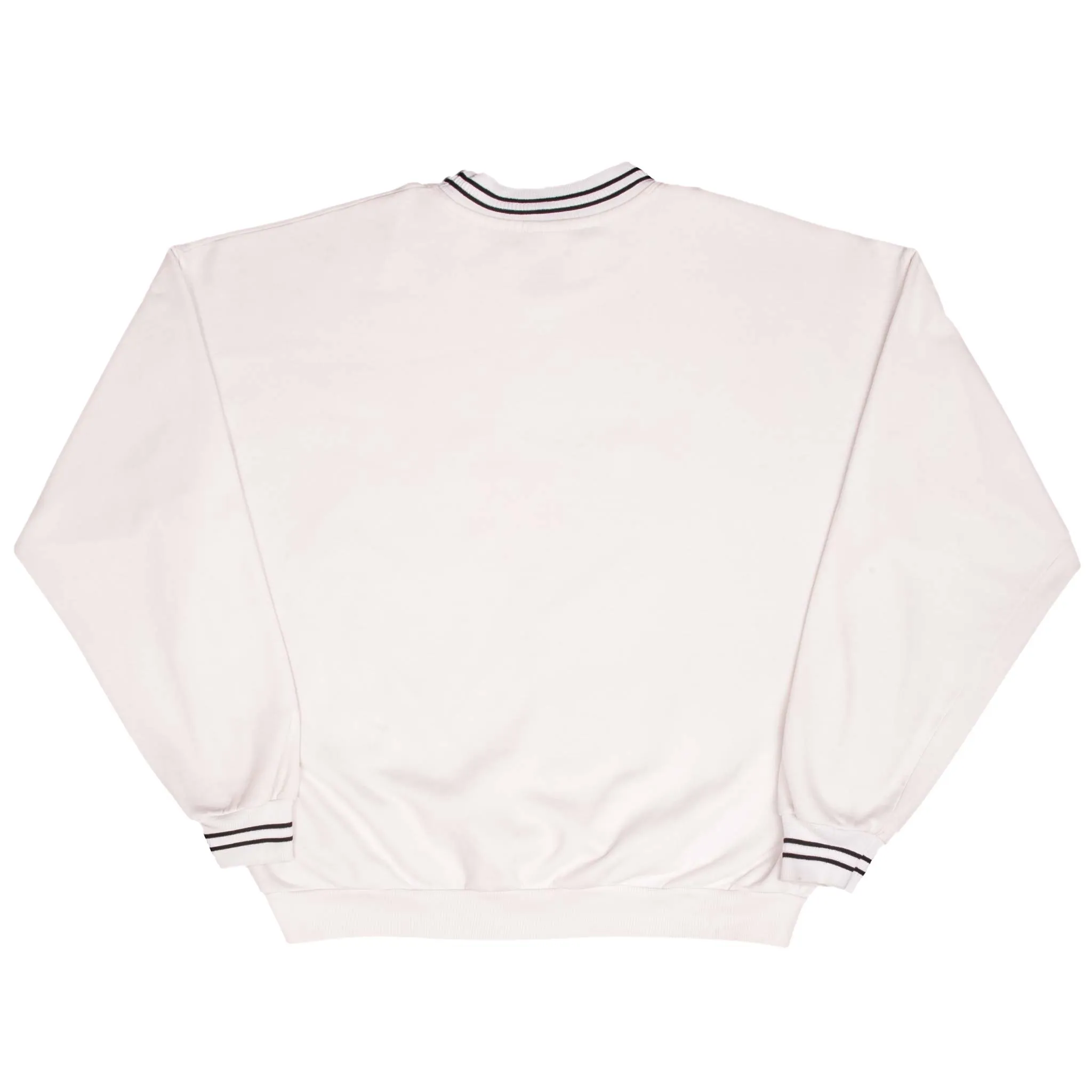 VINTAGE NIKE CENTER BIG SWOOSH WHITE SWEATSHIRT 1990S SIZE XL
