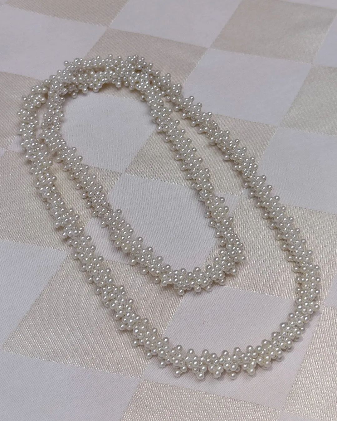 Vintage Pearl Rope Necklace