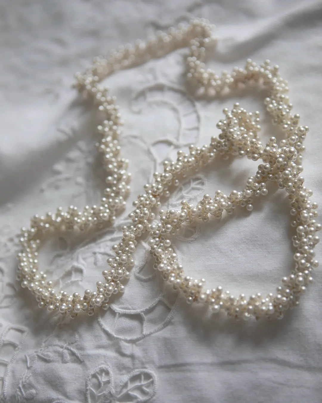 Vintage Pearl Rope Necklace