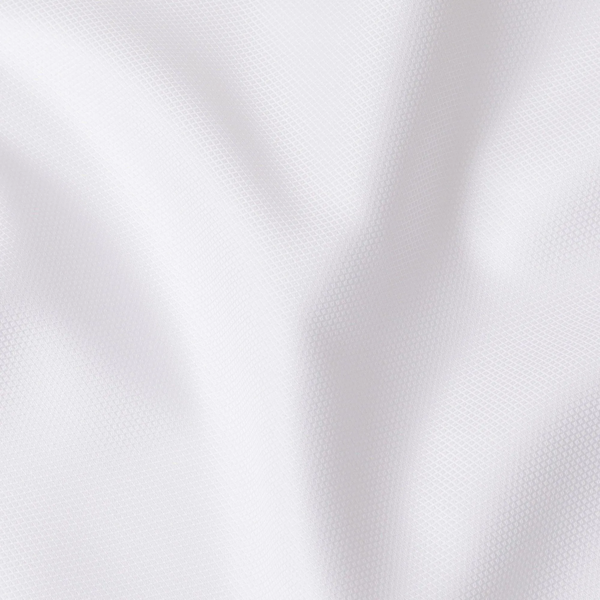 White Premium pure 100% Swiss cotton shirting fabric with same tone jacquard in self design-D14681