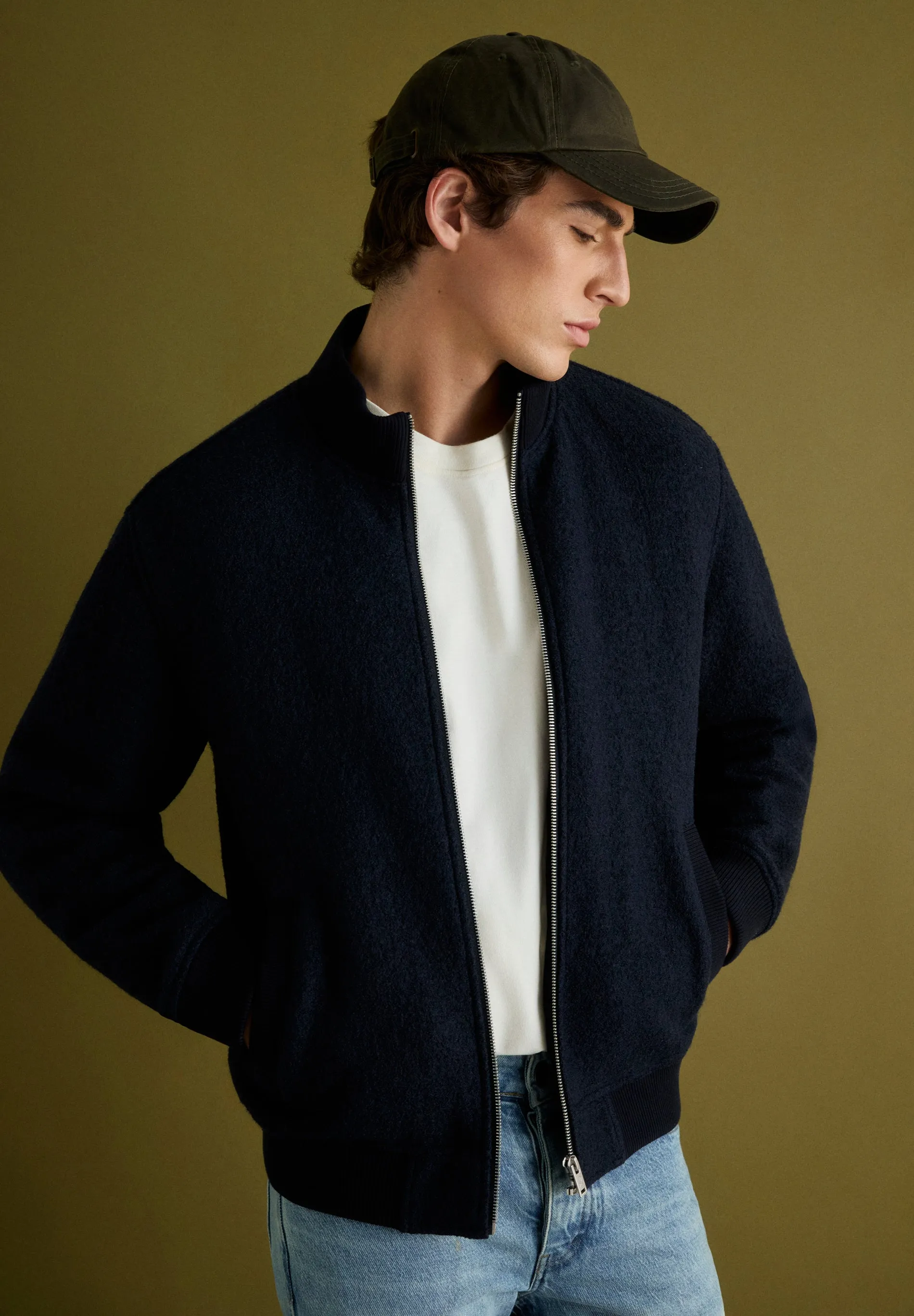 WOOL BOMBER JACKET