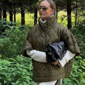 Zoey Three Quarter Sleeve Quilted Jumper